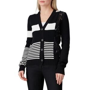No 21 Striped Lace Cardigan it 44 US M